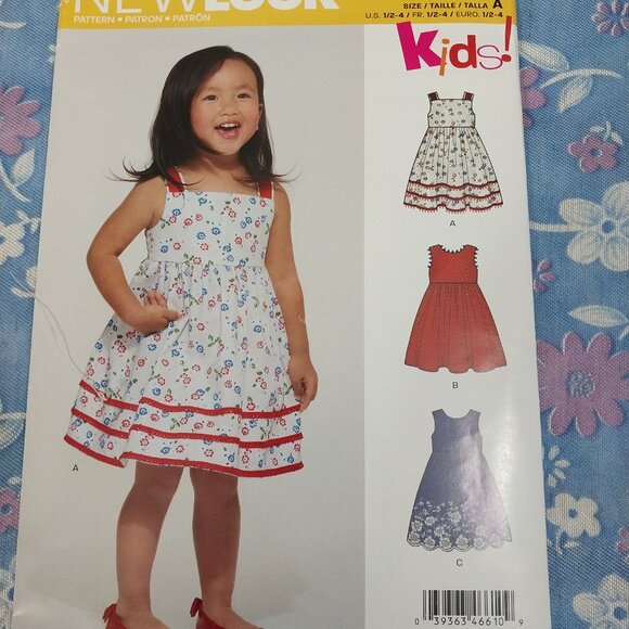 3059 Lot of 3 Children's Pattern's Toddler to 6 & 8. All New and Unused. - Picture 2 of 4